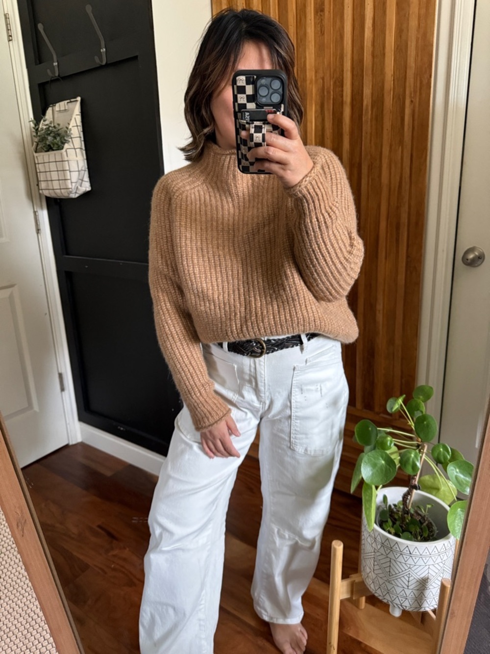 OUTERKNOWN Headlands Wool Alpaca Relaxed Mock Sweater. L